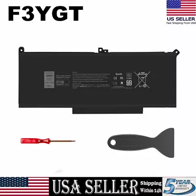 F3YGT Battery For Dell Latitude 12 7280 7290 13 7380 7390 14 7480 7490 /Charger • $25.99