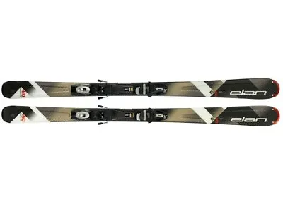 New 130 Cm Elan Rockered Skis + Bindings For Adults/teens (not Junior Skis) • $179.99