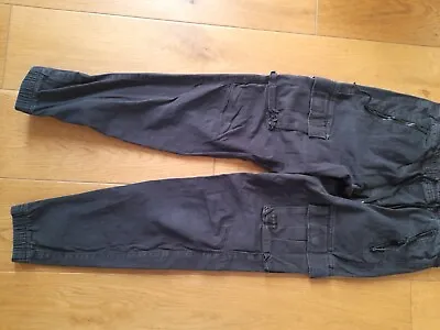 HOLLISTER Boys Trousers Skinny Jogger Black XS 10-11 Years Used GREAT!! • £11.99