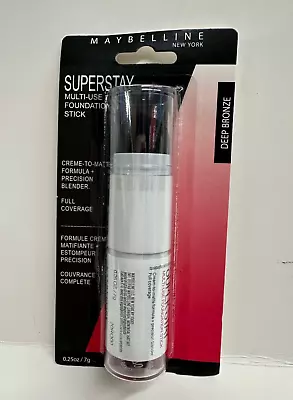 Maybelline SUPERSTAY Multi Use Foundation Stick Cream To Matte DEEP BRONZE • $7.50