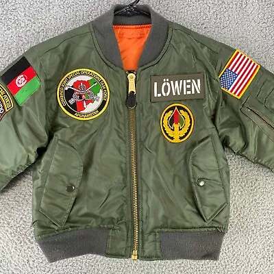 Rothco MA 1 Bomber Jacket Youth Medium Flight Coat Air Force Reversible Patches • $21