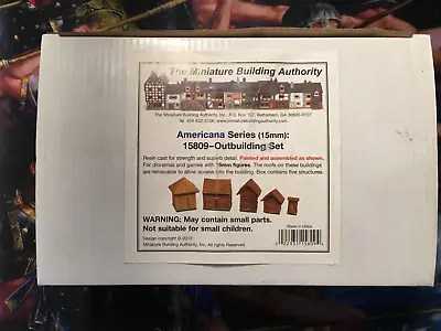 Miniature Building Authority American Series 15mm Outbuilding Set - New In Box • $32.99