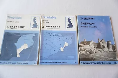 1976 1978 Shepway Area East Kent Bus Timetable X3 Whistable Canterbury Deal • £19.99