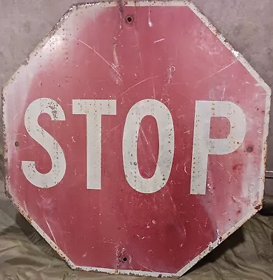 4/75 Dated Steel STOP SIGN 24 ×24  • $48