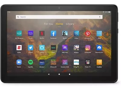 Amazon Fire HD 10 Tablet 10.1  1080p Full HD 32 GB (2021 Release) Black • $99.99