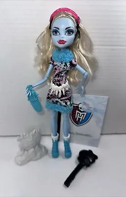 Monster High Art Class Abbey Bominable Doll Diary Clothes Boots • $59.99