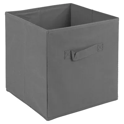 Set Of 6 Collapsible Cube Storage Boxes Kids Toys Carry Handles Basket Organiser • £16.99