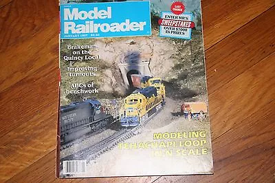 Model Railroader Magazine 01/1987 • $1.99