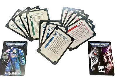 Warhammer 40k 10th Edition Stratagem Cards (11 Card Pack) • £4.99
