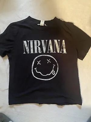 H&M Womens Small Nirvana Tshirt  • £8.11