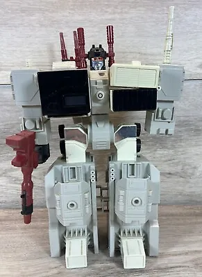 1985 G1 Metroplex Transformers Hasbro Vintage Action Figure & Weapon Original🔥 • $39.87