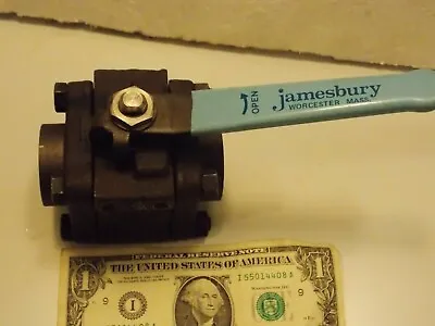 Jamesbury 1  Inch Ball Valve 4A 2236 MT1 316SS Stainless 250psi FREE Ship After1 • $99.90