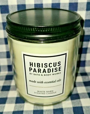 NEW Hibiscus Paradise 7 Oz Single Wick Jar Candle Bath & Body Works • $16