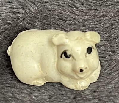 £1.50 • Buy Vintage Miniature Plastic Pig Small Figure Dollhouse Toy Farm Trinket