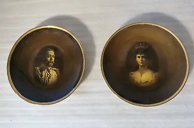 £10 • Buy Pr Of Vintage  Ridgway Pottery Commemorative Plates' The Coronation - King Geo V