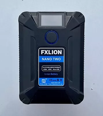 FXLION FX LION Nano Two 14.4V 6.8Ah Rechargeable Li-ion V-Mount V-Lock Battery • $199.99