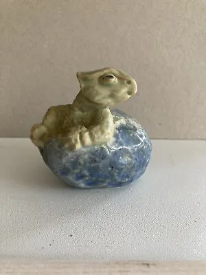£11 • Buy Dinosaur Or Dragon Coming Out Egg Figure,Dinosaur Ornament,Chessell Pottery?