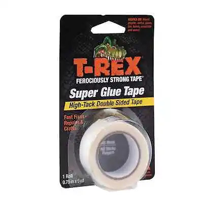 T-Rex Super Glue High Tack Double Sided Tape 19mm X 4.5m 623157 • £6.49