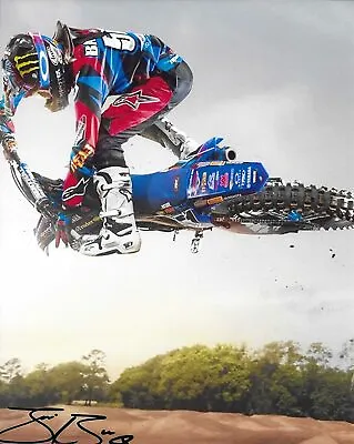  Justin Barcia Supercross Motocross Freestyle Motocross Signed Autographed 8x10 • $64.99