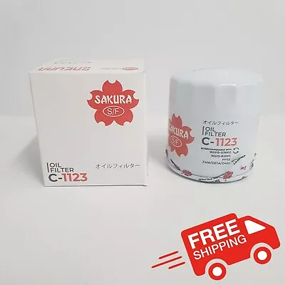 Sakura C-1123 Oil Filter - Equivalent Of Ryco Z418 Z87A Z422 Wesfil WZ418 WZ42 • $17