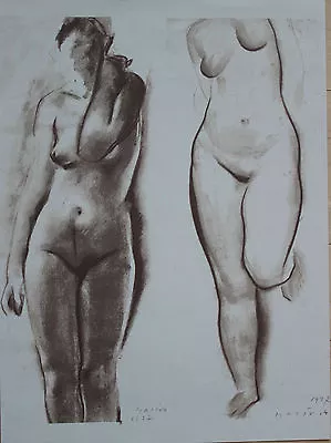 Marino Marini Serigraph / Silkscreen Nudo / Nudes 1968 • $180.08