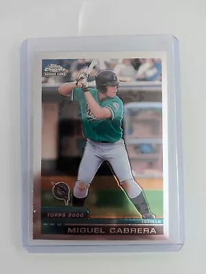 2000 Topps Chrome Traded & Rookies - #T40 Miguel Cabrera (RC) • $46