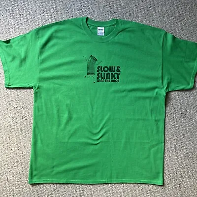 DEAD STOCK 2010s Mental Floss T-Shirt Norm Maths Core - SLOW SLINKY TOY - 2XL • £13.99