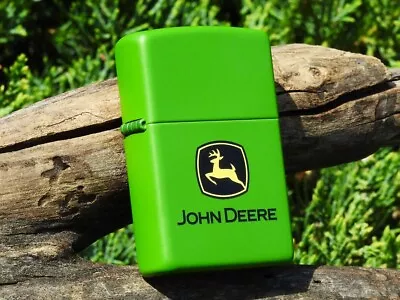 Zippo Lighter - John Deere Logo - Leaping Deer - Retired - Rare - Model: 20682 • $256.88