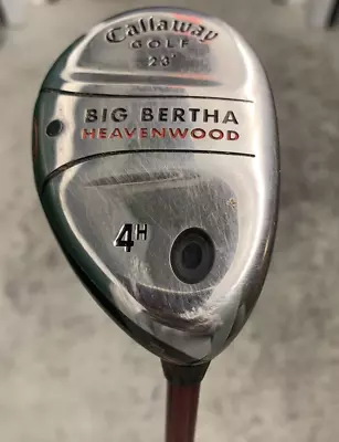 Callaway Big Bertha Heavenwood 4 Hybrid 23 Degree Right Hand Graphite Regular • $39.95