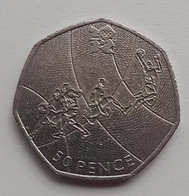 London Olympics 50p Coin Basketball 2011 Good Circulated Condition • £0.99