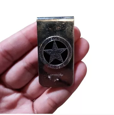 Silver Toned Texas Rangers Money Clip 2  • $25