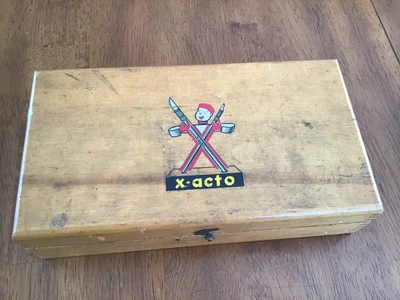 $64.99 • Buy Vintage X-ACTO Set With Various Tools, Blades, Planes Etc.