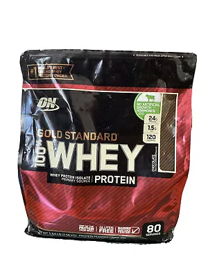 Optimum Nutrition Gold Standard 100% Whey Chocolate Protein 5.64lb Bag • $110