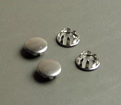 (4 PACK) 1/2  Nickel Plated Metal Hole Plugs For .031 -.062  Metal SP-500-NK • $10.42