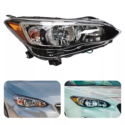 Halogen Right Headlight Headlamp & LED DRL Fits Subaru Impreza 17 2018 2019 2020 • $89.30