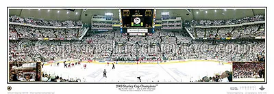 Pittsburgh Penguins 2009 STANLEY CUP VICTORY Mellon Arena Panoramic Poster Print • $40.49