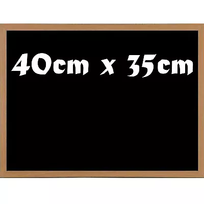 £8.79 • Buy Premium Blackboard Magnetic Wooden Framed Office Notice Menu Chalk Board UK