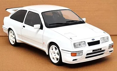 IXO 1/18 - Ford Sierra RS Cosworth 1987 White Racing Diecast Scale Model Car • £94.99