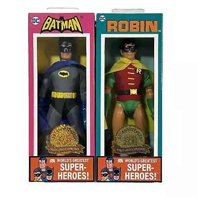 Batman & Robin 8-inch DC Mego World's Greatest Superheroes 50th Anniversary NIB • $59.95