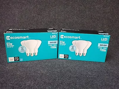 (Lot Of 6) NEW Ecosmart Daylight Dimmable BR30 LED Bulb 65W 1002813186 • $22.99