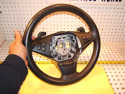 BMW 08-10 E63 650i Coupe Black Silver SPORT Steering 1 Wheel With Shift Paddles • $409