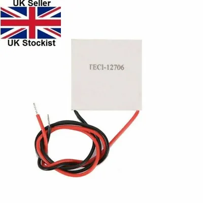£5.52 • Buy TEC1-12706 Heatsink Thermoelectric Cooler Cooling Peltier Plate Module 12V 60W