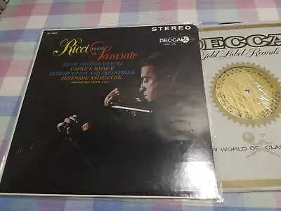 Ruggiero Ricci Plays Sarasate **Decca Gold Label DL 710044 Stereo ED1 LP NM • $50