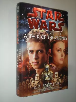 R.A. Salvatore *SIGNED* Star Wars Episode II Attack Of The Clones Disney 1st 1st • $32.25