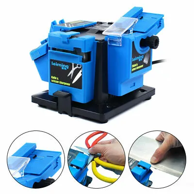 $44 • Buy Professional Electric Knife Sharpener Drill Sharpening Machine Household 1350rpm