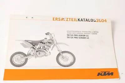 Genuine Factory KTM Spare Parts Manual Engine Chassis 50 SX Pro Jr Sr LC 2004 • $14.56