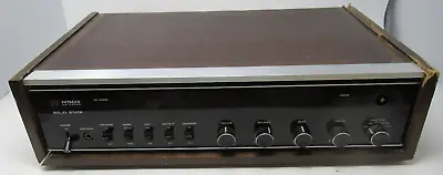 Vintage 1971 Hitachi Solid State Am/fm Stereo Receiver Ks-2400r Wooden Case • $79.99