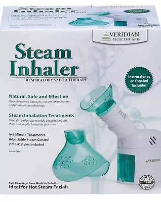 Inhaler / Facial Model Steam System Veridian Healthcare® Dual-Purpose .53 • $40