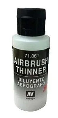 Vallejo 60ml Bottle Thinner - Hobby And Model Acrylic Paint - #71361 • $6.63