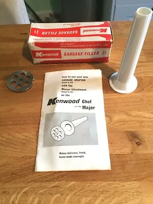 KENWOOD CHEF - Sausage Filler - A726 - (Fits A720 And A920 Mincers).Ex Condition • £39.99